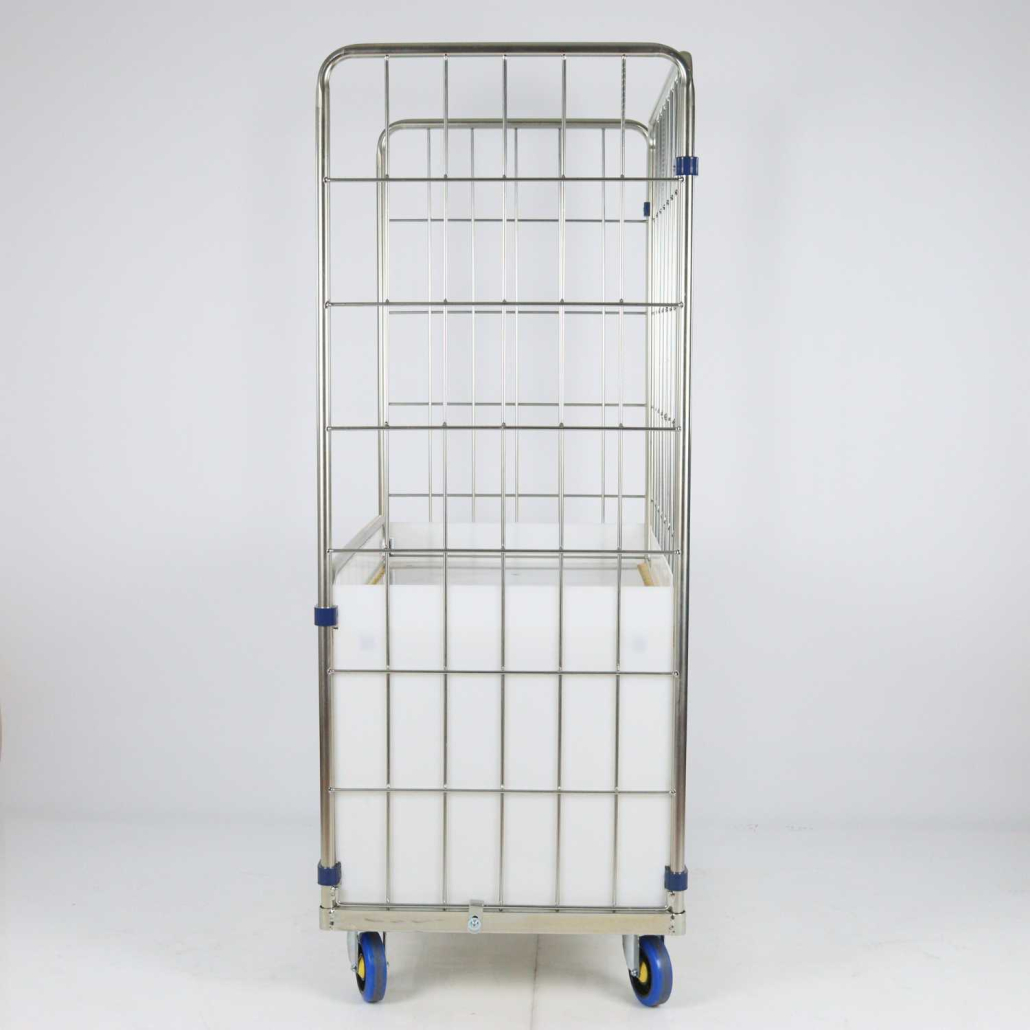 Roll Container RB.M 04 – Ergonomie și prevenirea riscurilor musculo-scheletale în centre textile și industriale, 167.6 x 63.5 x 104.1 CM Roll Container RB.M 04 – Ergonomie și prevenirea riscurilor musculo-scheletale în centre textile și industriale, 167.6 x 63.5 x 104.1 CM