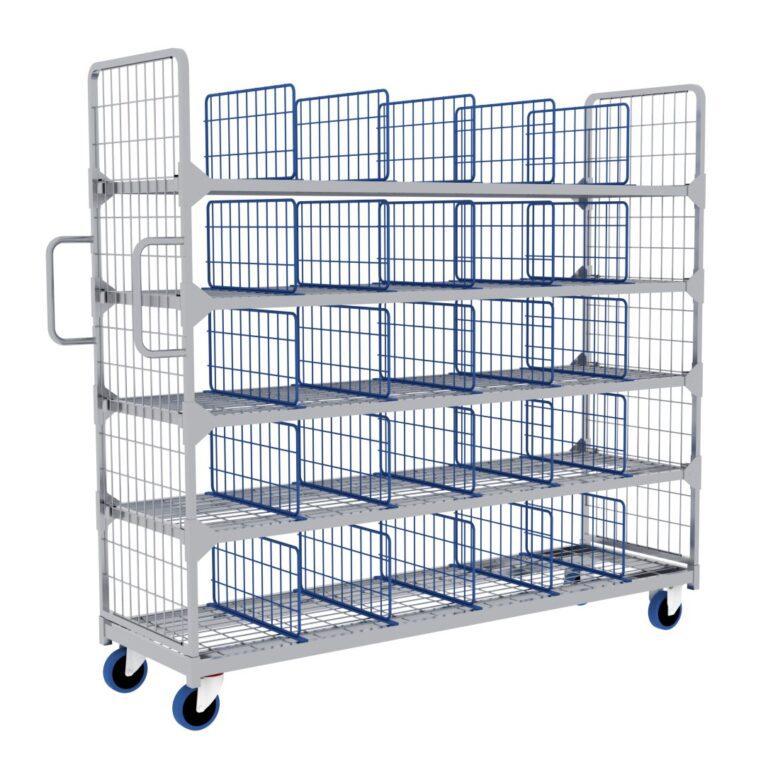 MEDICART SHELF MAXI – Cărucior cu polițe de mari dimensiuni, pentru rufe și echipamente voluminoase, 183 x 56 x 178.5 CM MEDICART SHELF MAXI – Cărucior cu polițe de mari dimensiuni, pentru rufe și echipamente voluminoase, 183 x 56 x 178.5 CM
