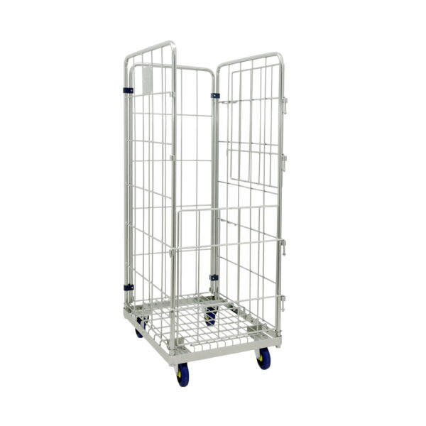 Roll Container PRH-416 – Versatilitate industrială pentru transportul textilelor, 68 x 80 x 170 CM